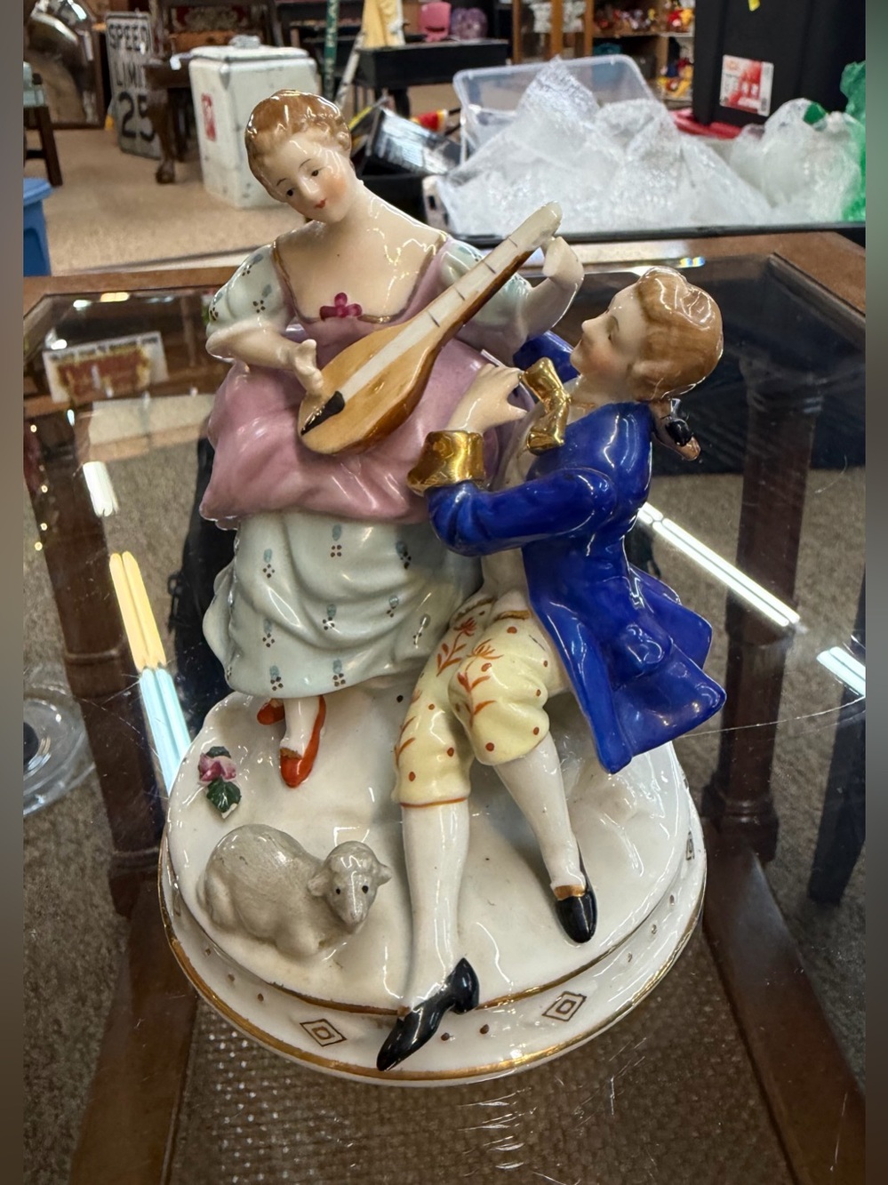 Vintage Musical Couple Figurine Arpalt Occupied Japan